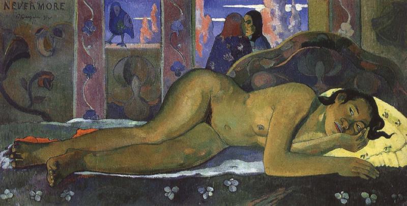 Paul Gauguin Nevermore oil painting image